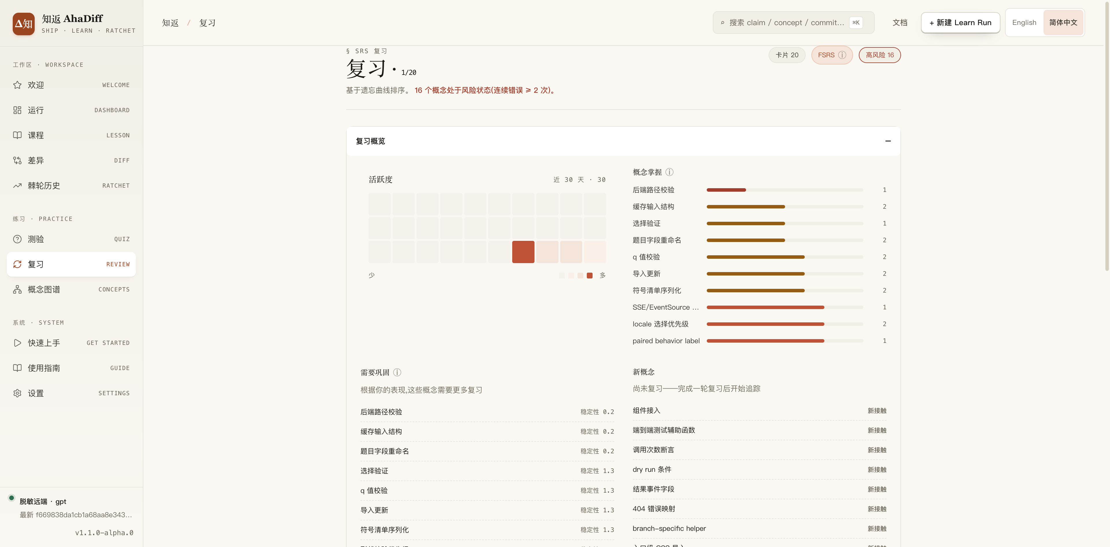 复习页